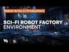 Sci-Fi Robot Factory Environment Low-poly 3D model_1