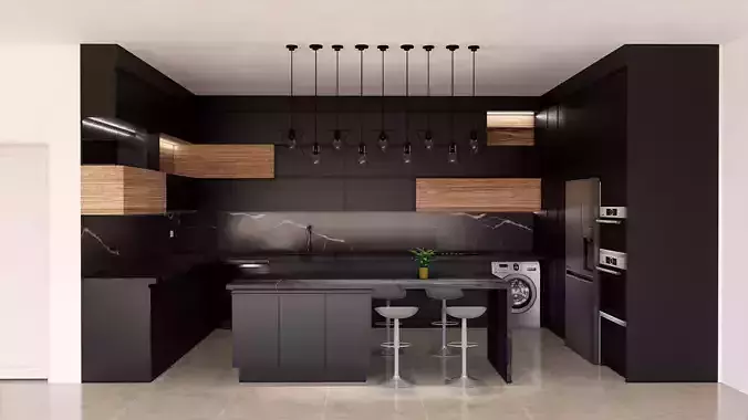 kitchen-modern 3D model