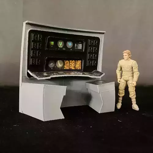 USS Enterprise Bridge Science Station - The Wrath of Khan