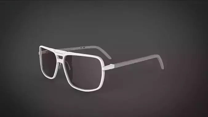 DIOR sunglass Low-poly 3D model