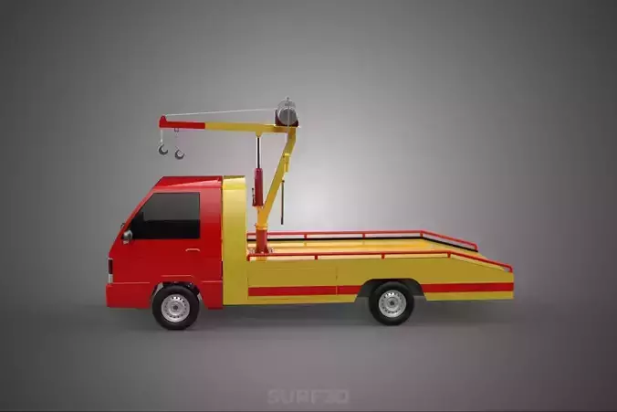 EMERGENCY LIFTING HYDRAULIC CRANE RECOVERY TOWING TOW FIRE TRUCK