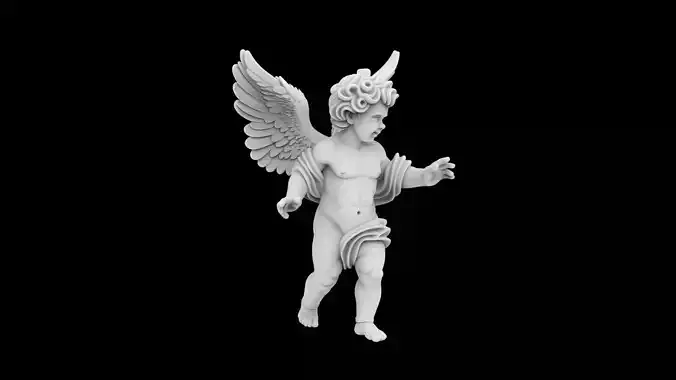 Cherub Angel Full Body 3D Print Model