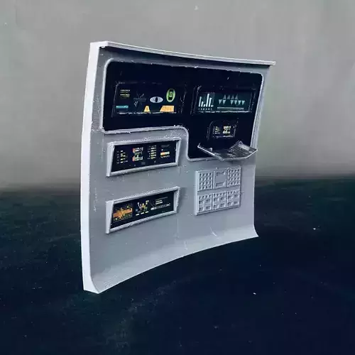 USS Enterprise Bridge Damage Repair Station - The Wrath of Khan