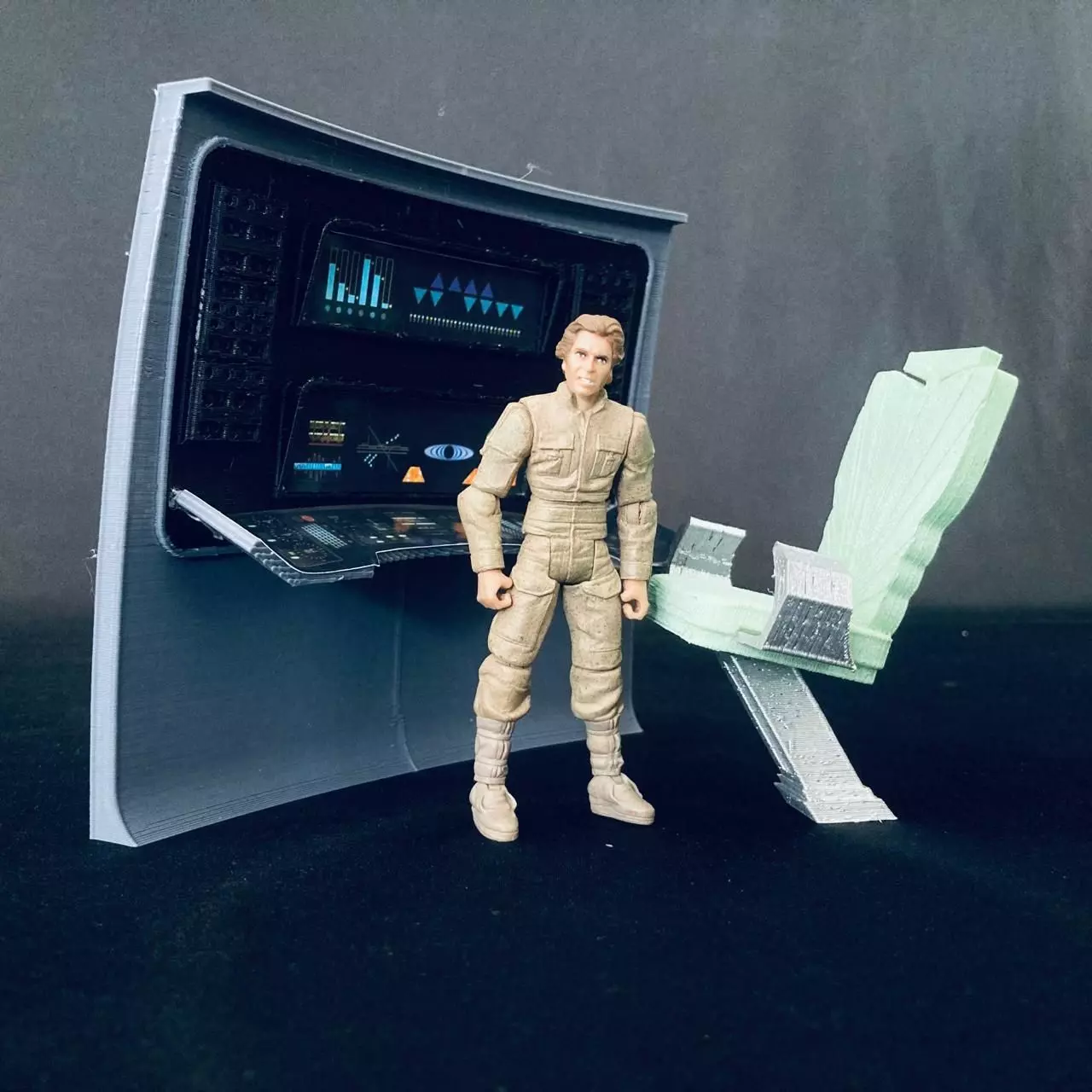 USS Enterprise Bridge Communications Station - The Wrath of Khan 3D print model_5