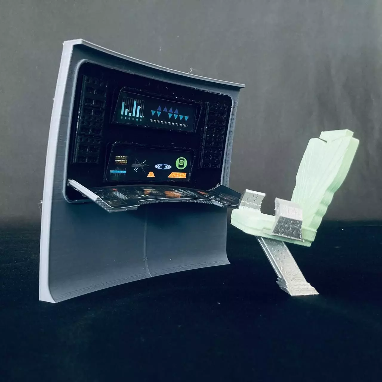 USS Enterprise Bridge Communications Station - The Wrath of Khan 3D print model_4