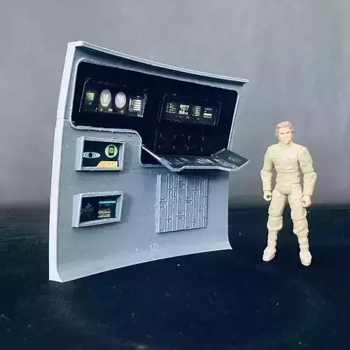 USS Enterprise Bridge Environmental ControlStation Wrath of Khan