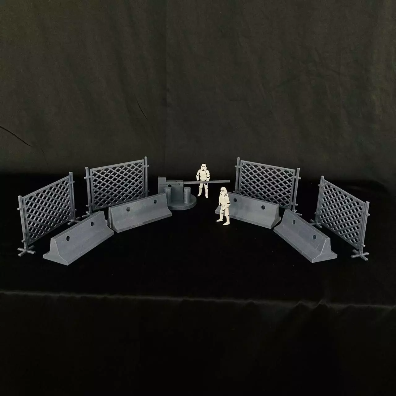 Custom CHECKPOINT PLAYSET 3D print model_0