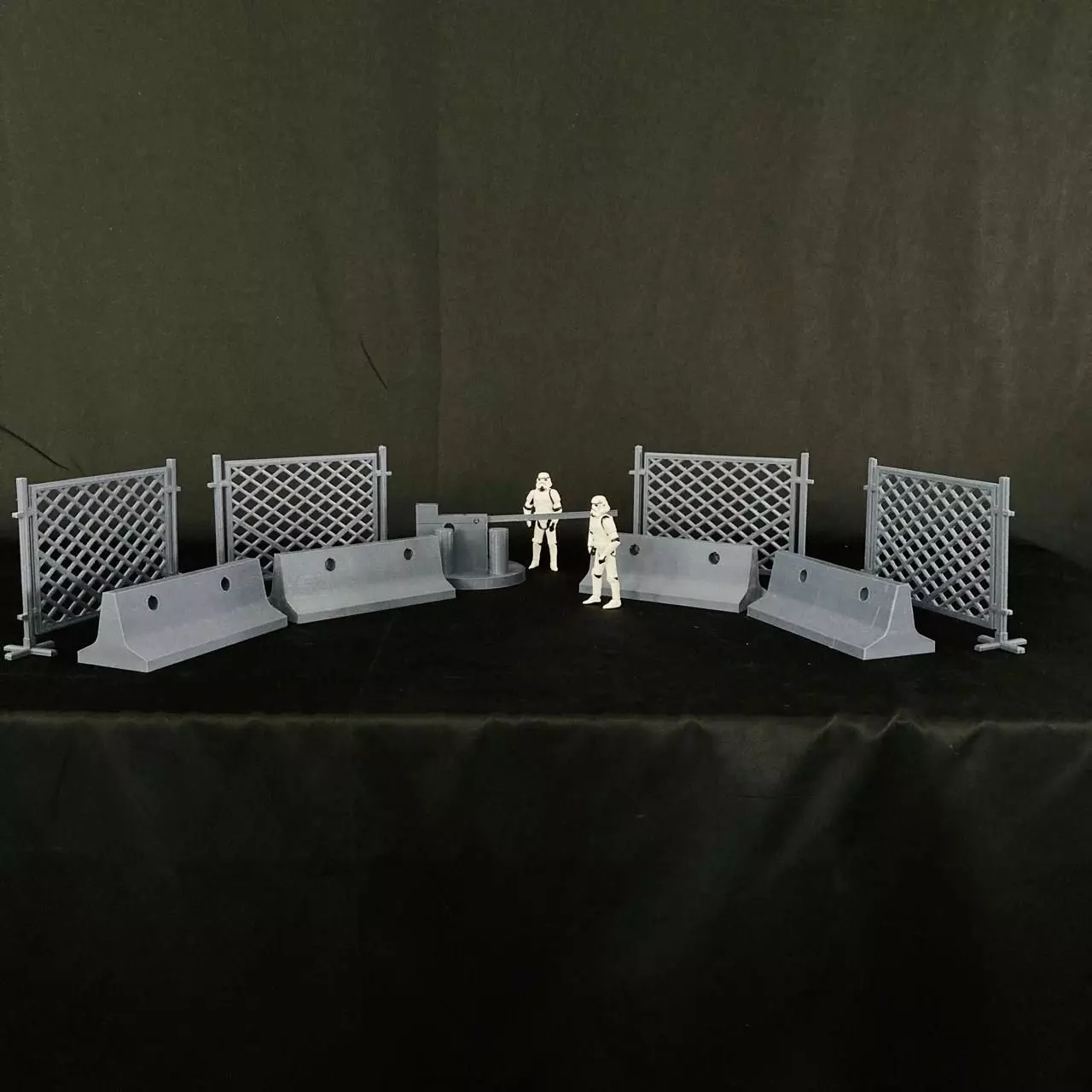 Custom CHECKPOINT PLAYSET 3D print model_4