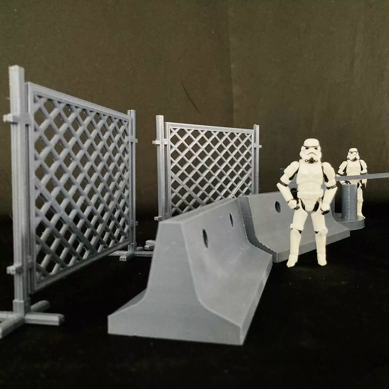 Custom CHECKPOINT PLAYSET 3D print model_3