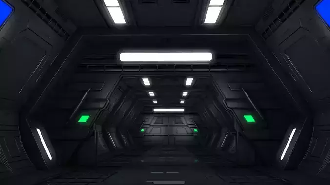 Sci Fi Corridor Interior