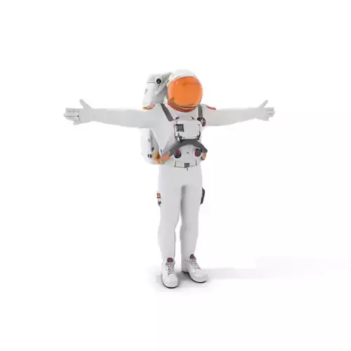Astronaut Suit Detailed Model Pack Low-poly 3D model