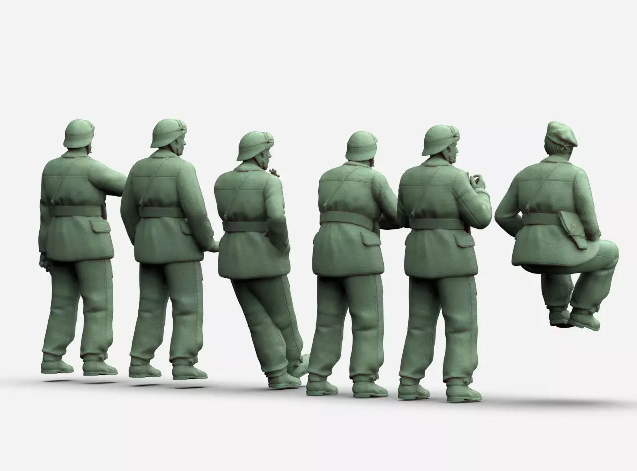 FRENCH TANK CREW 3D print model_6