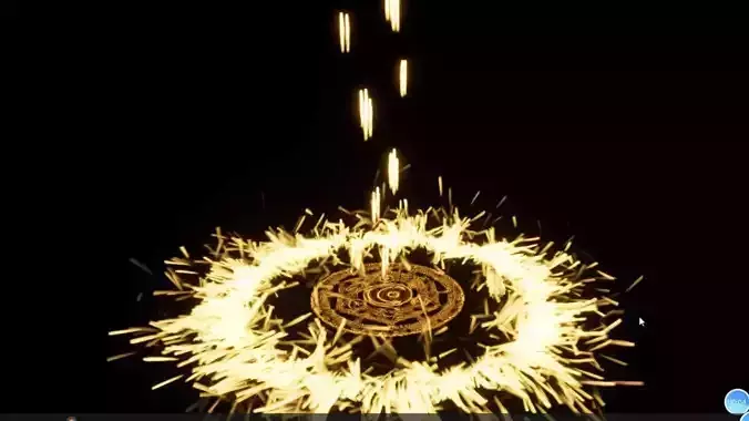 Unreal Engine 5 Magic Circle VFX animation
