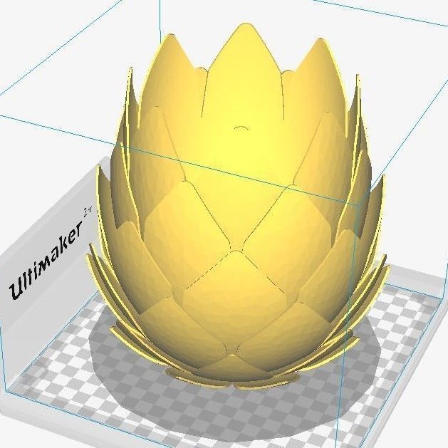 Pine Cone Lampshade 3D print model_1