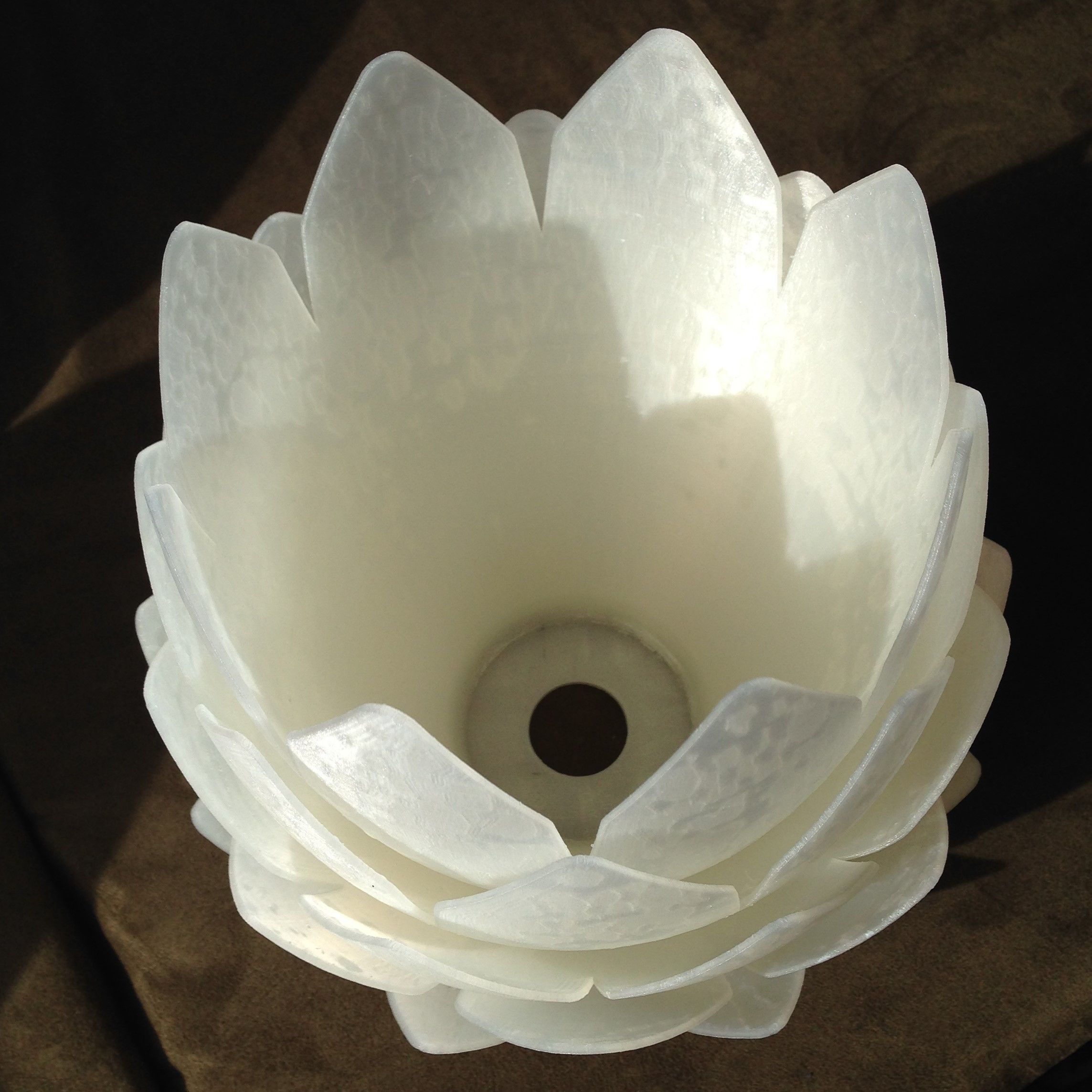 Pine Cone Lampshade 3D print model_4