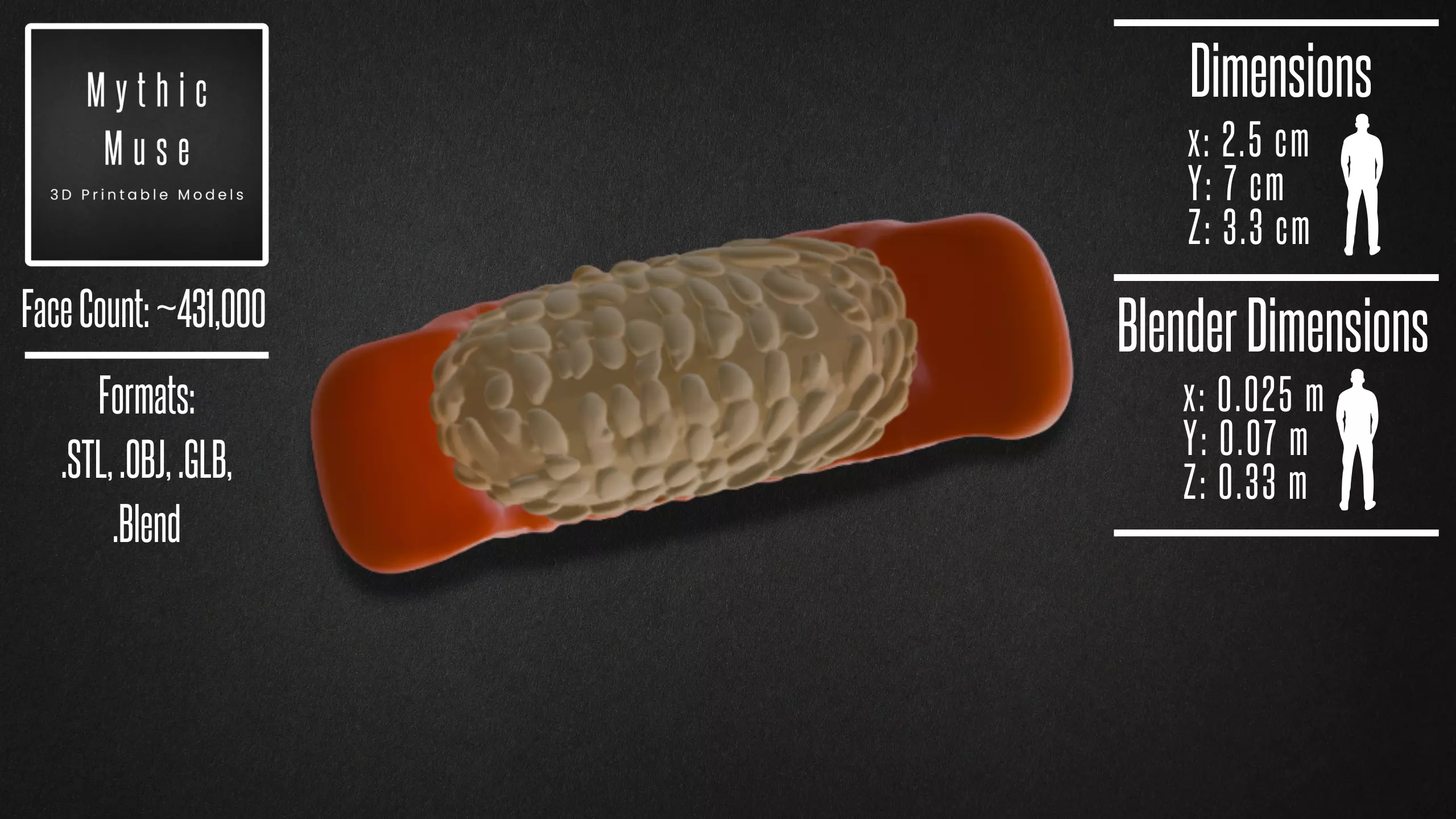 Sushi Nigiri with Salmon Model 3D model_7