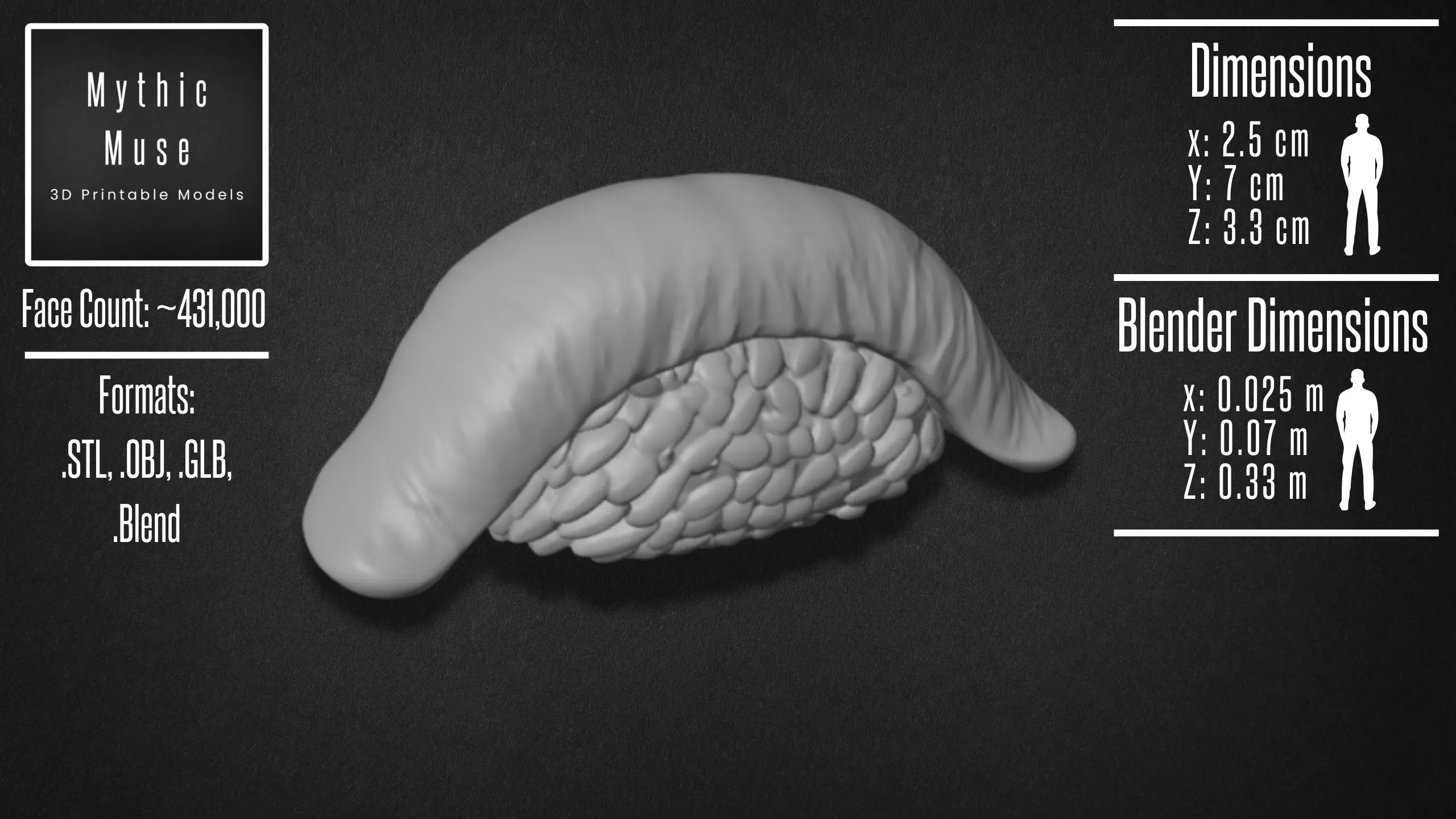 Sushi Nigiri with Salmon Model 3D model_8