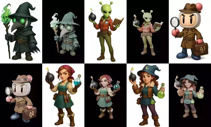 Spell Master bundle 21 pack 100 glb