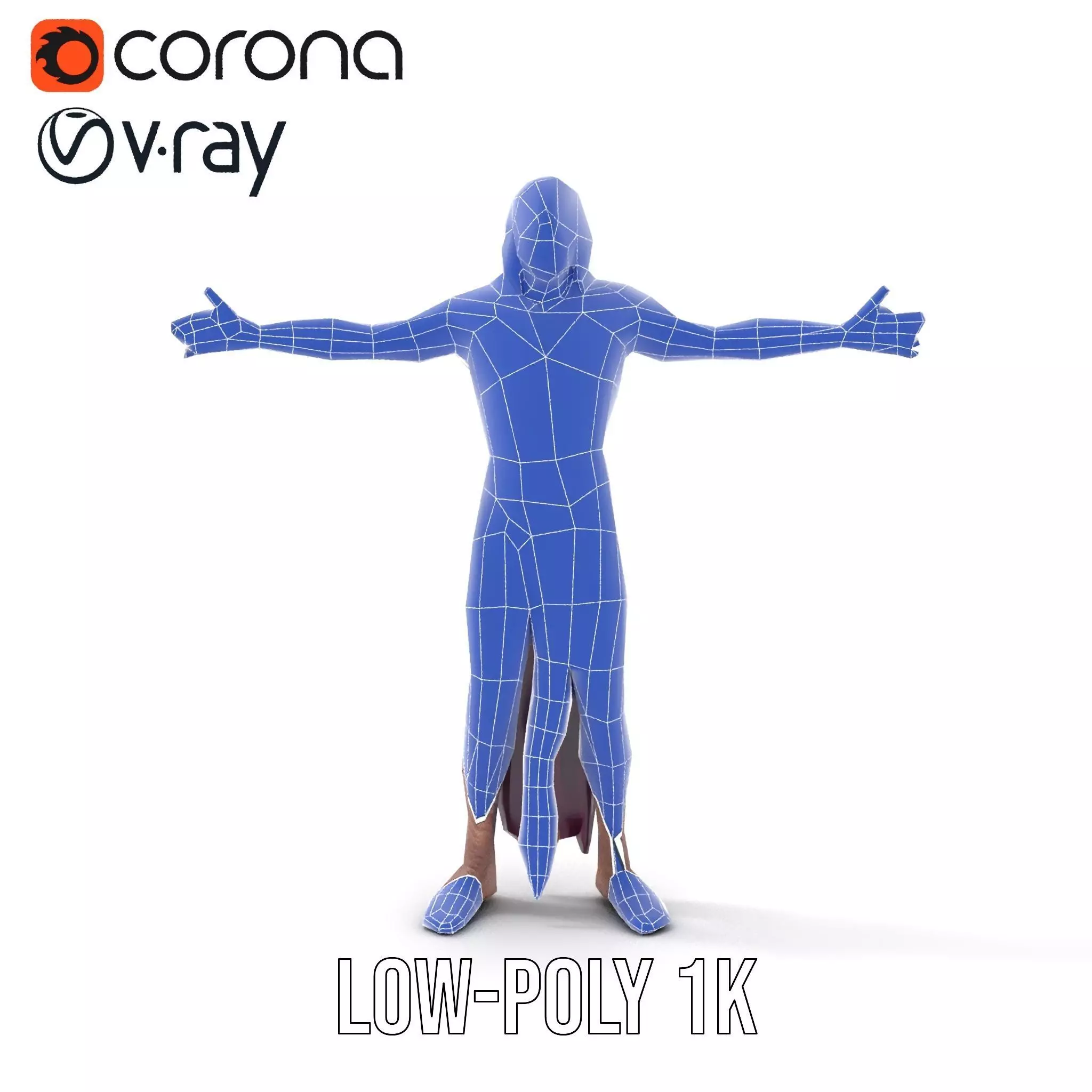 Ancient Undead Warrior Model Pack Low-poly 3D model_25