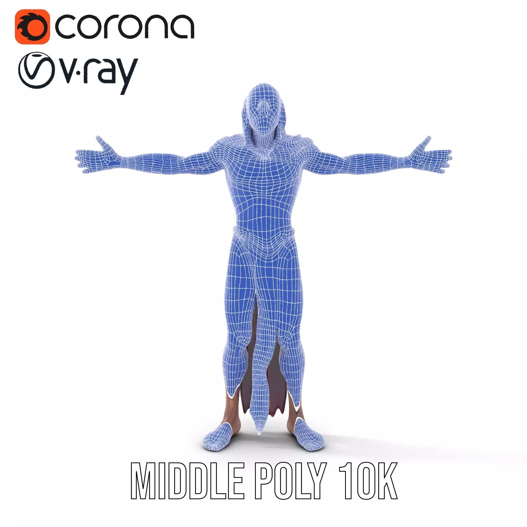 Ancient Undead Warrior Model Pack Low-poly 3D model_30