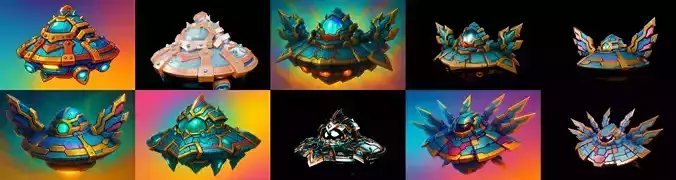 Sky UFO bundle 9 pack 100 glb