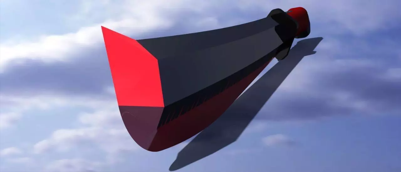 Crimson Edge Futuristic Sci-Fi Sword 3D print model