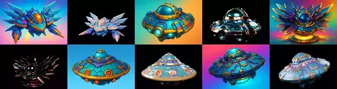 Sky UFO bundle 3 pack 100 glb