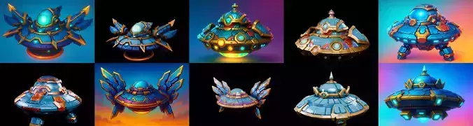 Sky UFO bundle 2 pack 100 glb