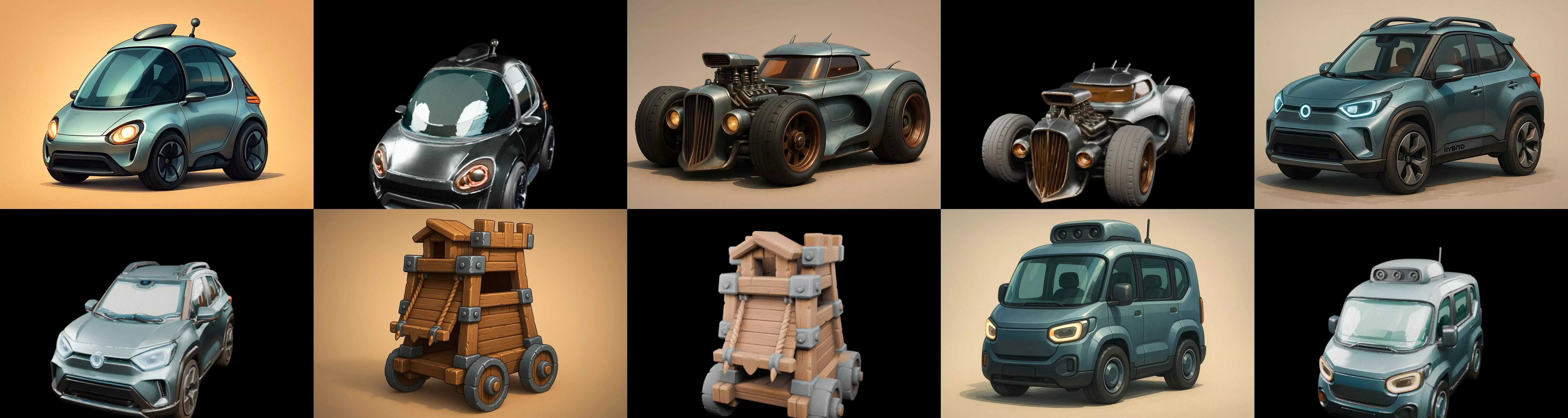 Siege Weapon bundle 8 pack 100 glb 3D model_13