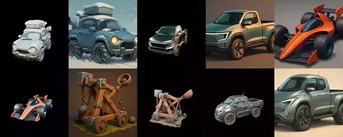 Siege Weapon bundle 41 pack 19 glb