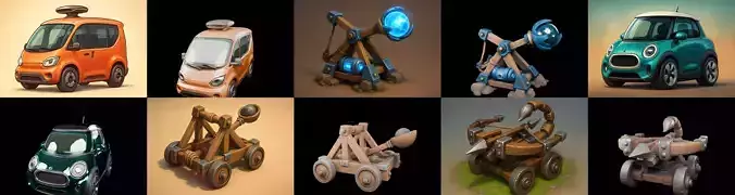 Siege Weapon bundle 38 pack 100 glb