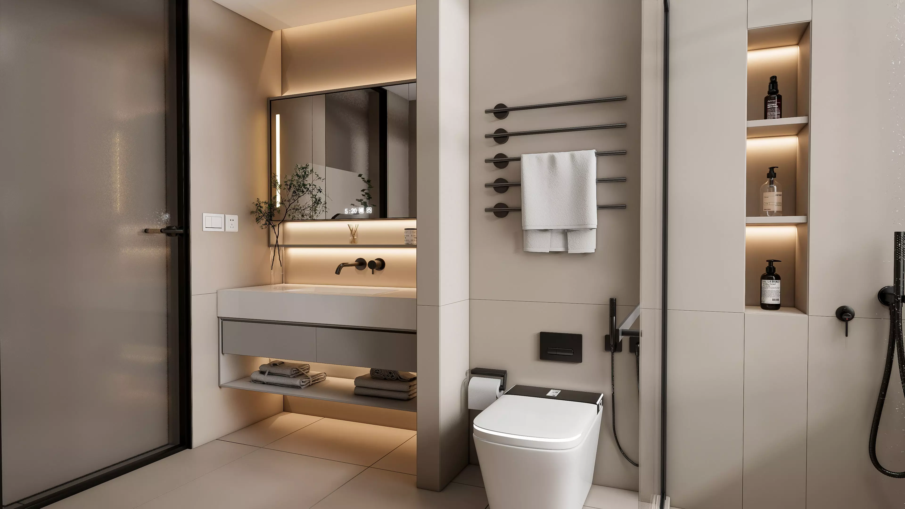 Bathroom 74 3D model_3