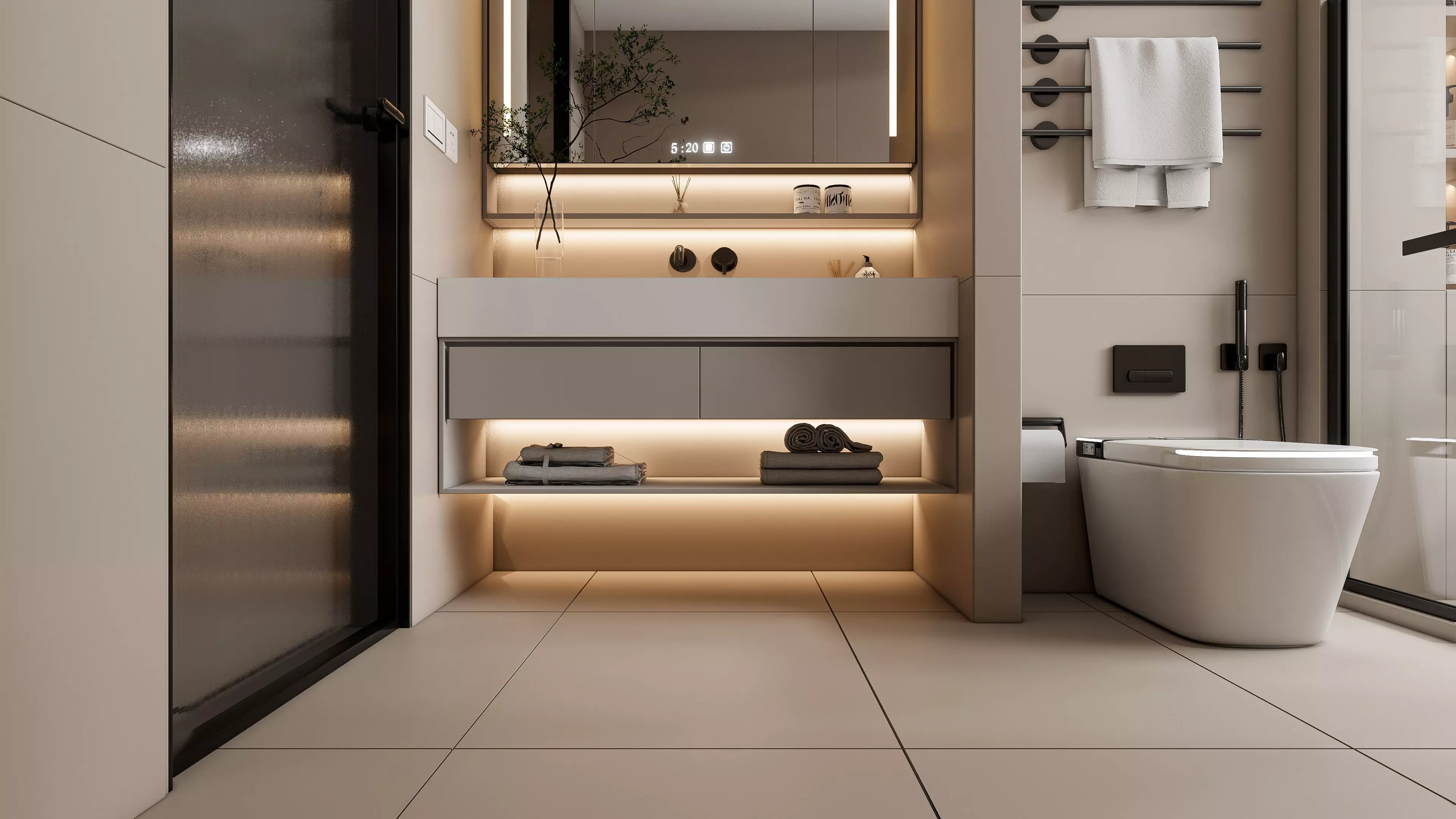 Bathroom 74 3D model_7
