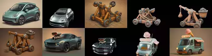 Siege Weapon bundle 33 pack 100 glb