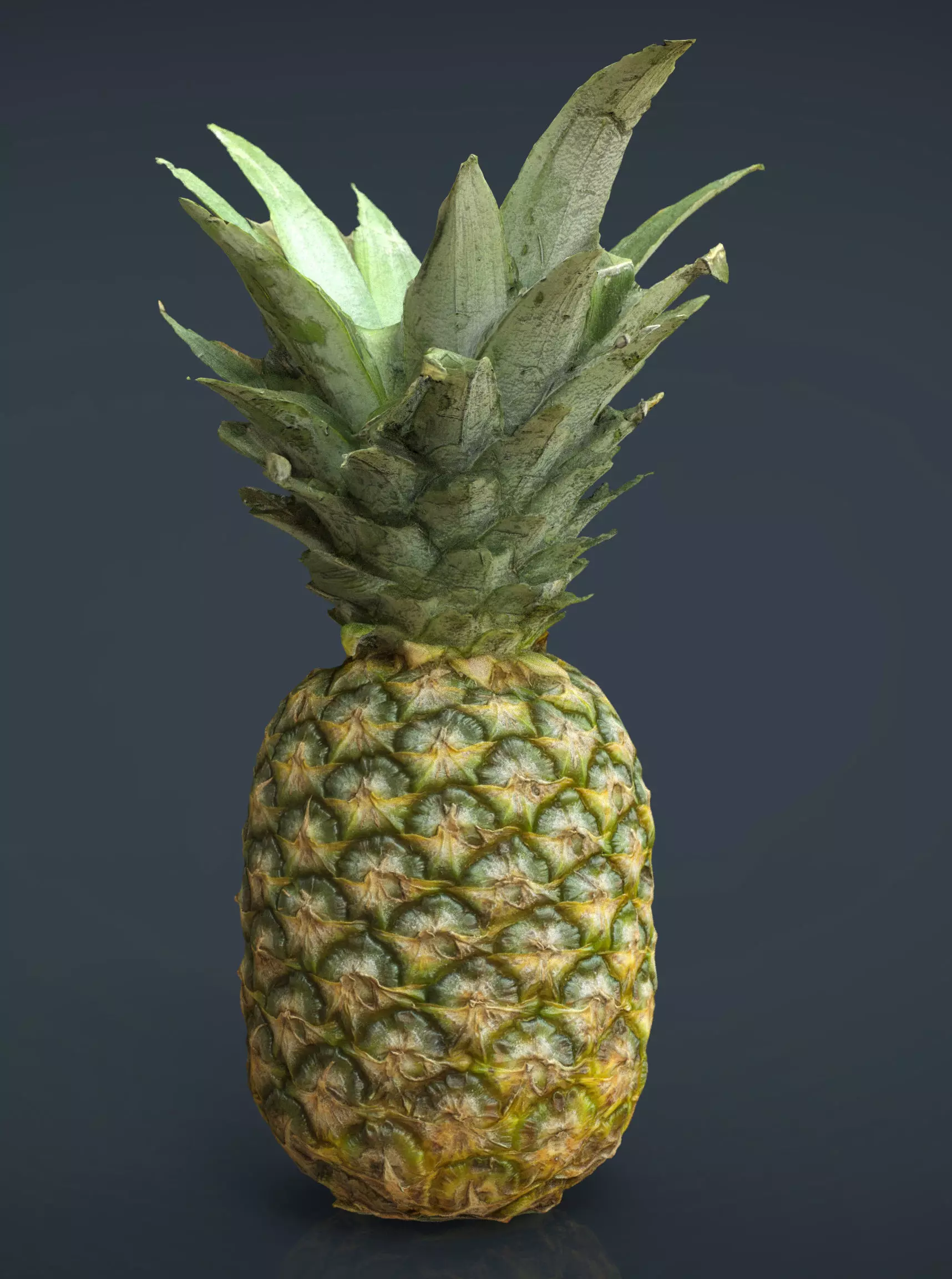 Ananas pineapple Low-poly 3D model_0
