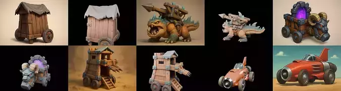 Siege Weapon bundle 25 pack 100 glb