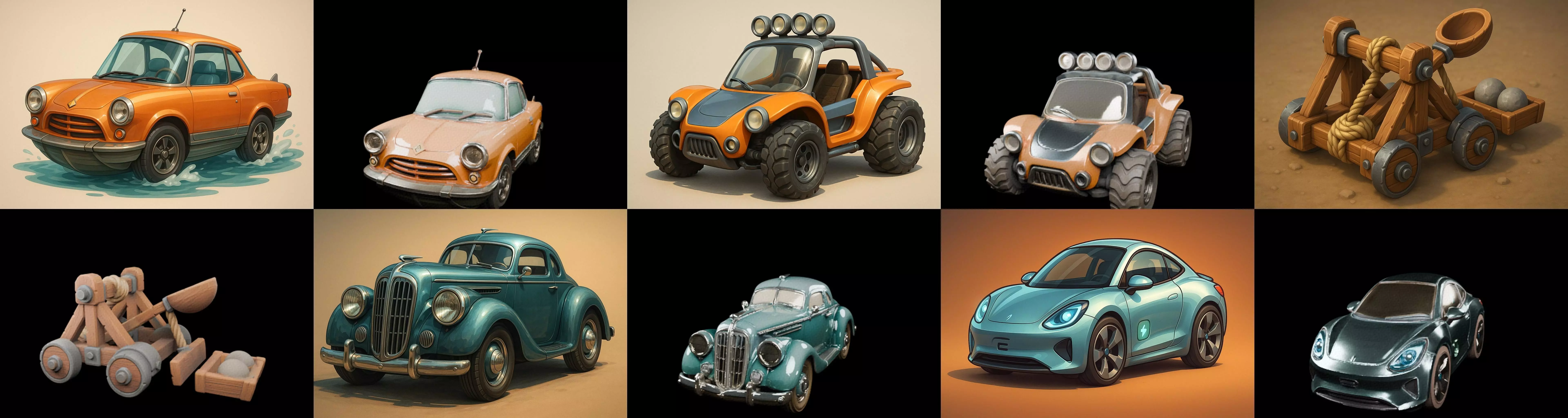 Siege Weapon bundle 22 pack 100 glb 3D model_7