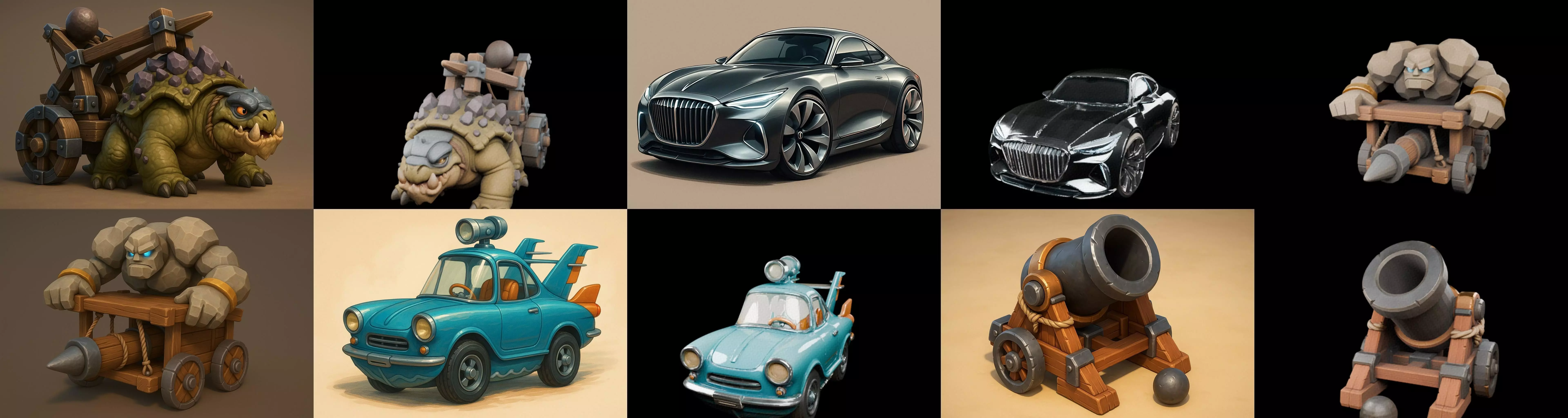 Siege Weapon bundle 22 pack 100 glb 3D model_18