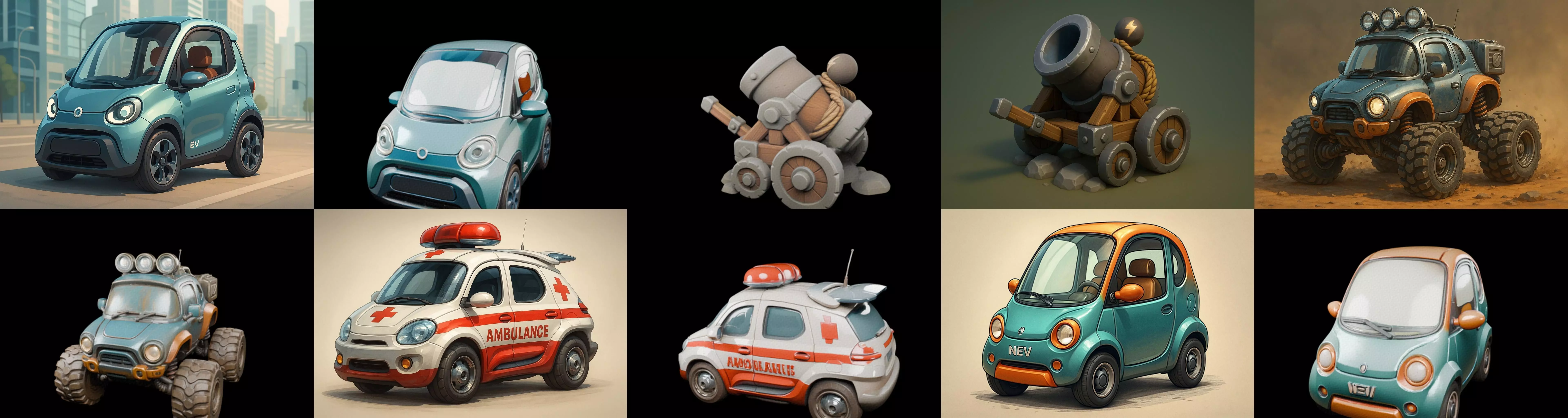 Siege Weapon bundle 22 pack 100 glb 3D model_5