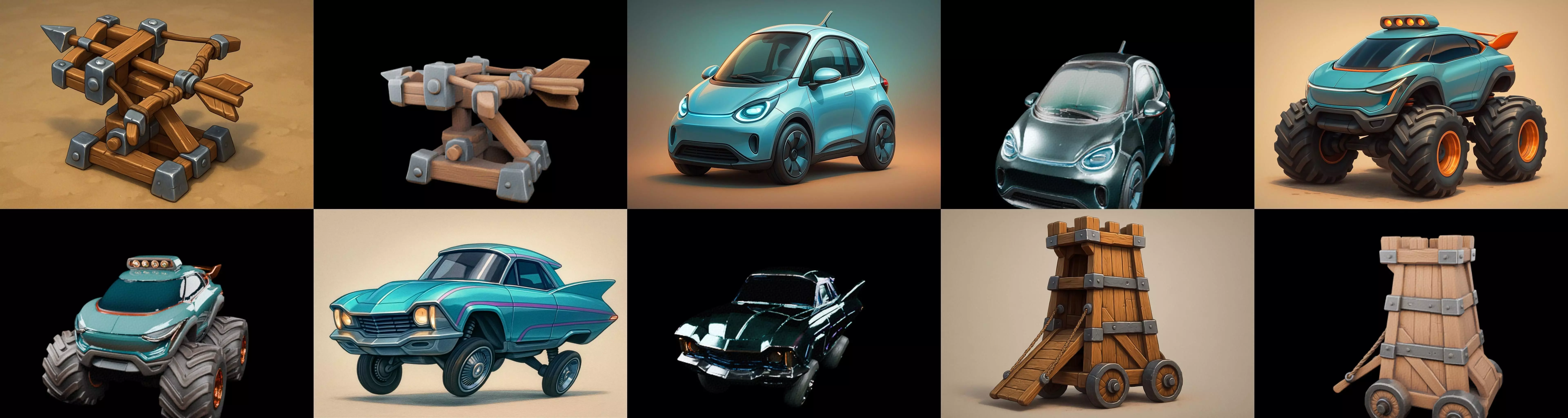 Siege Weapon bundle 22 pack 100 glb 3D model_3