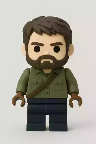 Lego Joel Minifigure - The Last Of Us