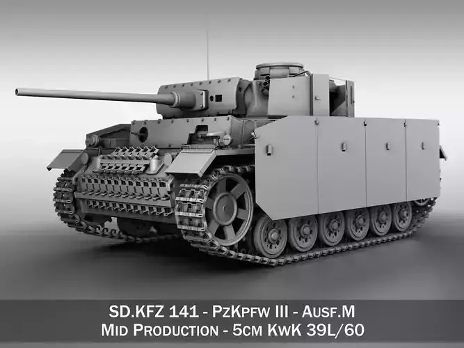 PzKpfw III - Panzer 3 -  Ausf M 