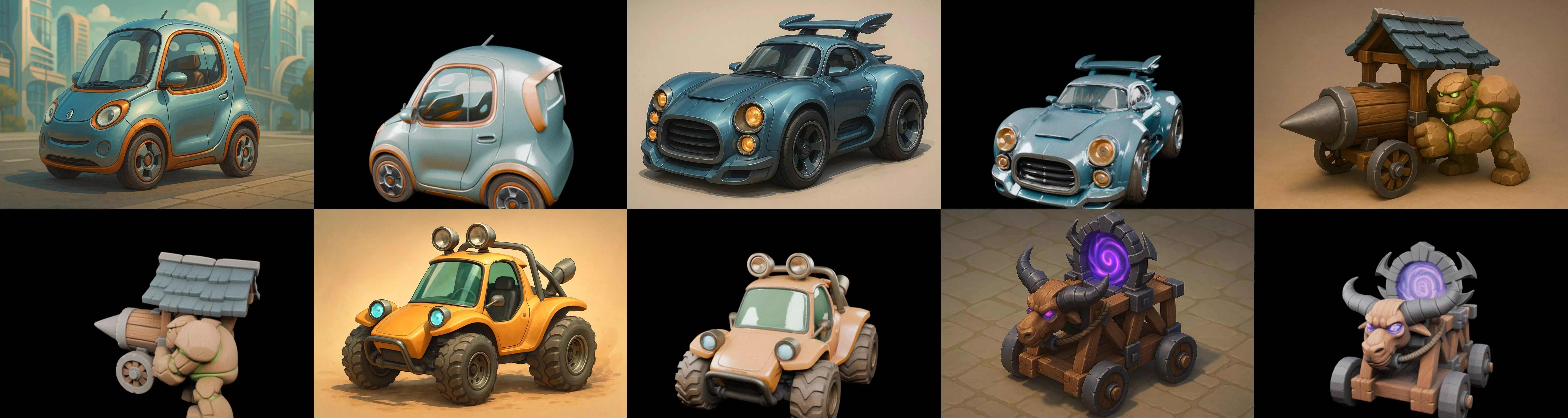 Siege Weapon bundle 18 pack 100 glb 3D model_2