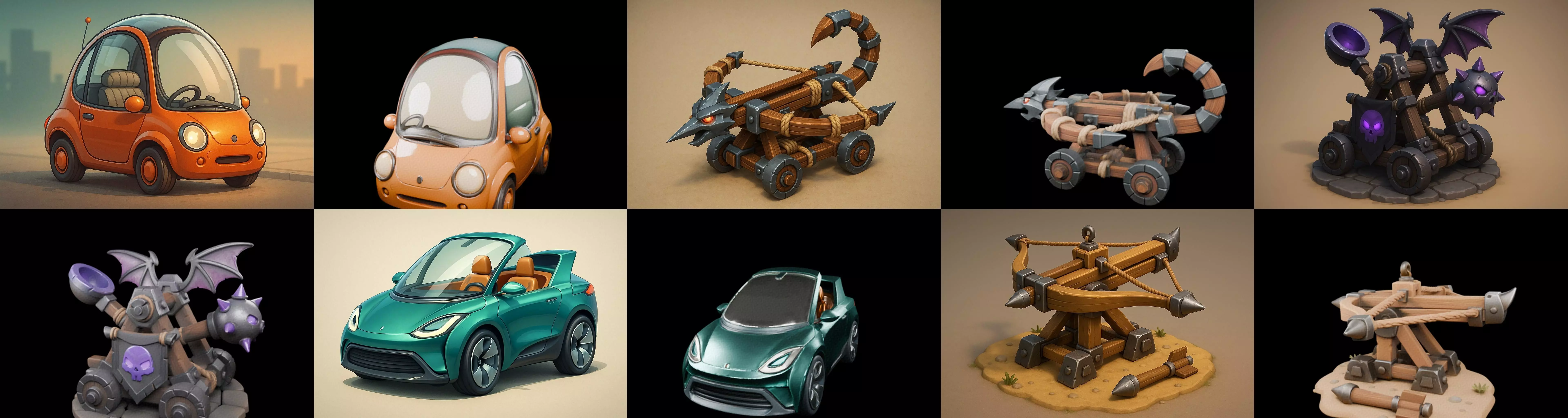 Siege Weapon bundle 18 pack 100 glb 3D model_11