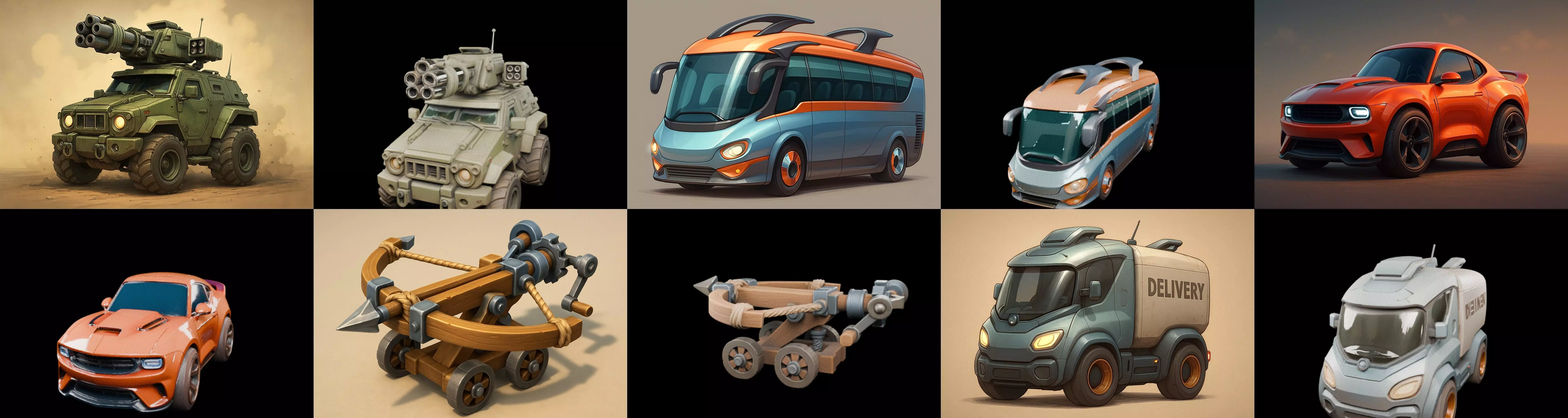 Siege Weapon bundle 18 pack 100 glb 3D model_18