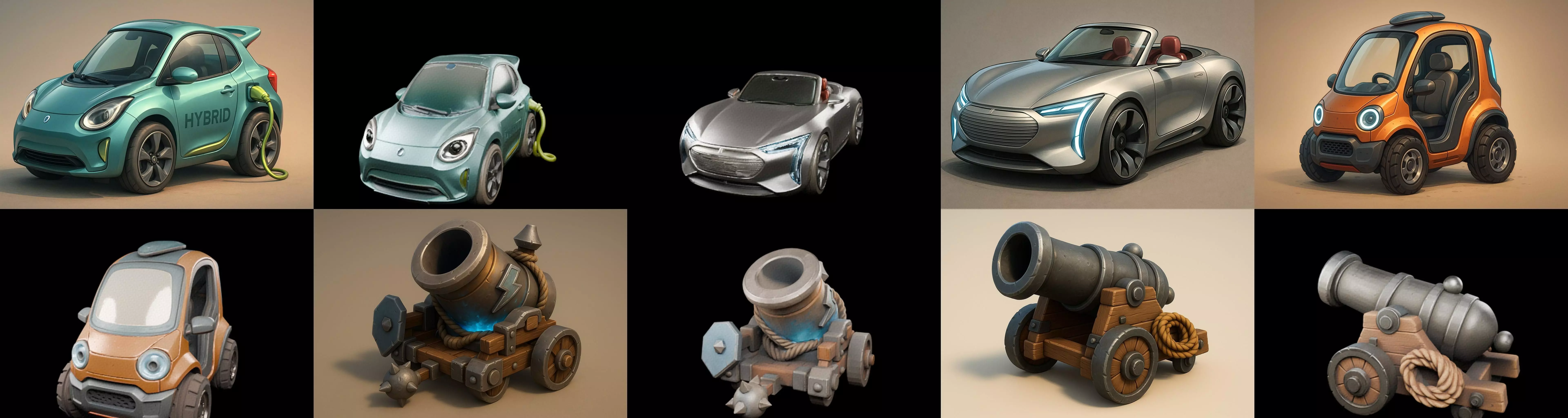 Siege Weapon bundle 18 pack 100 glb 3D model_19