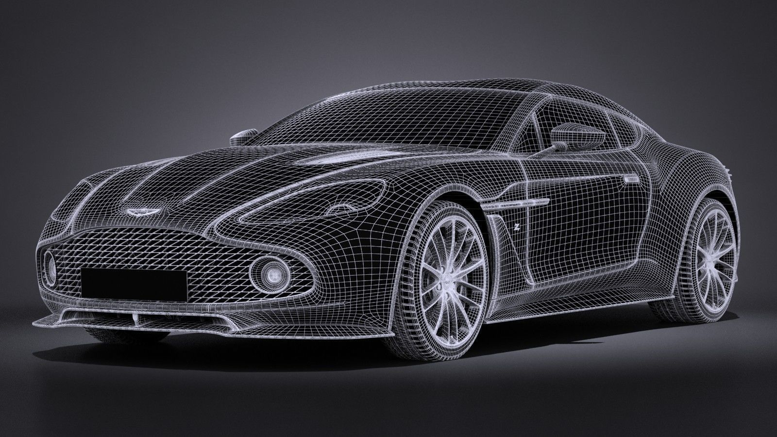 Aston Martin Vanquish Zagato 2017 3D model_12