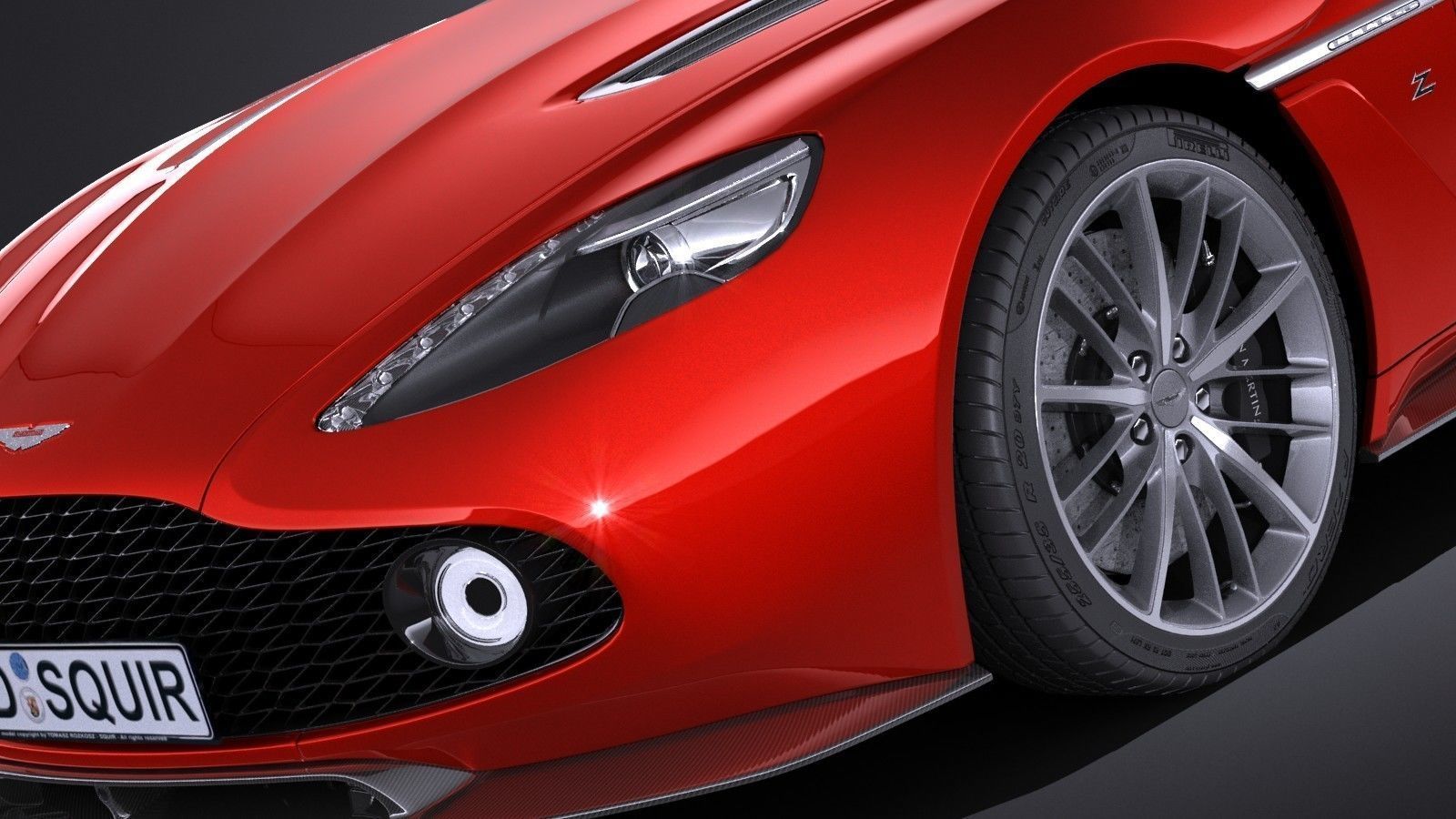 Aston Martin Vanquish Zagato 2017 3D model_2