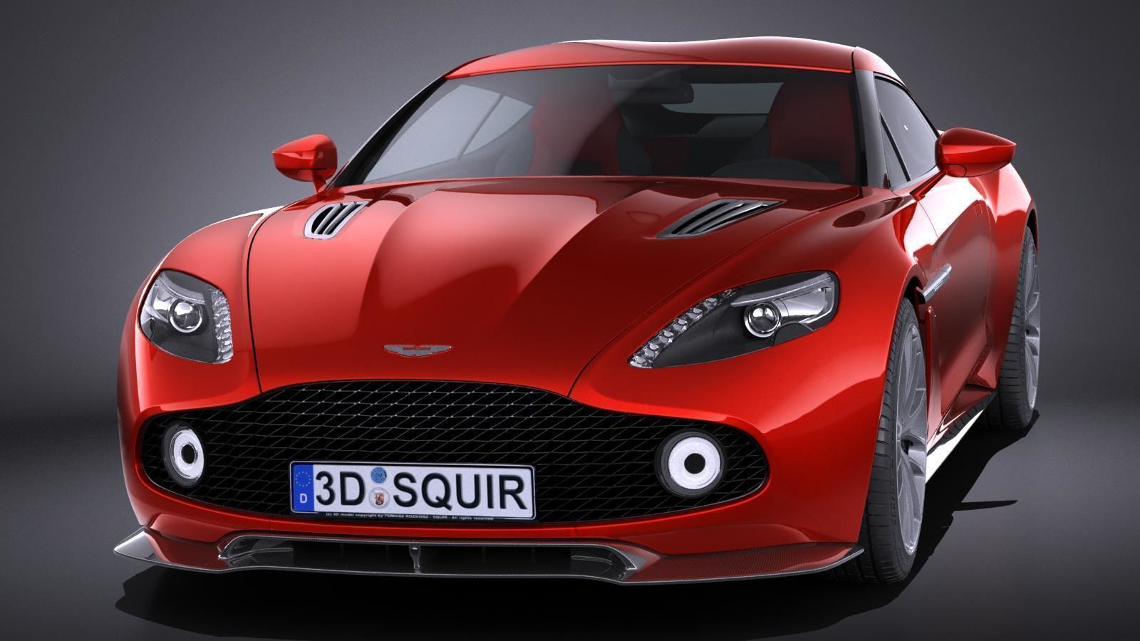 Aston Martin Vanquish Zagato 2017 3D model_1