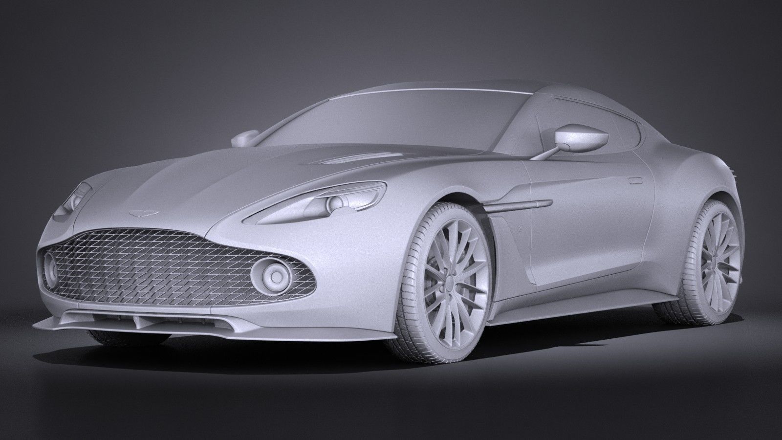 Aston Martin Vanquish Zagato 2017 3D model_8